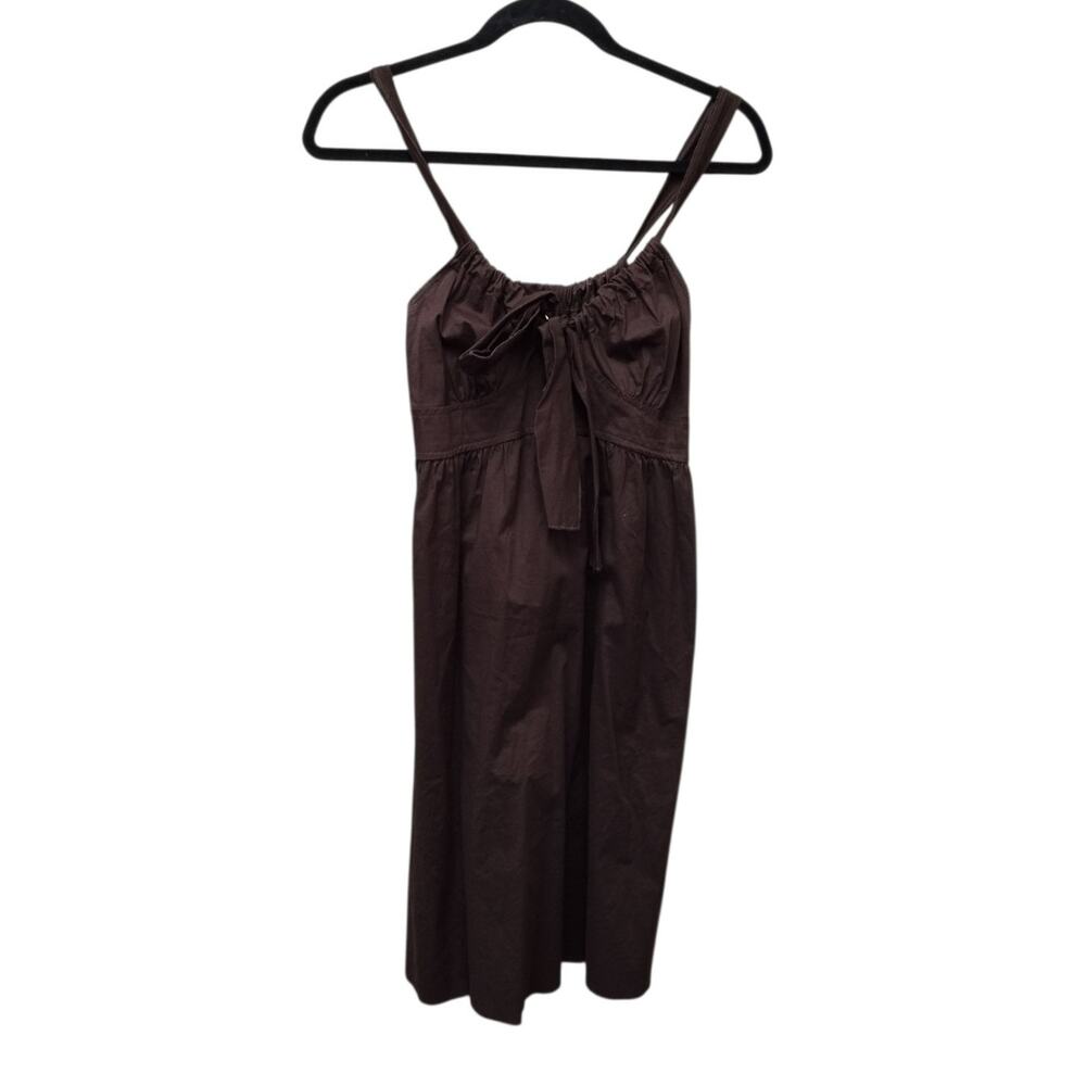 Vintage Forever 21 Y2K Preppy Babydoll Dress Large Tie Front Coquette Feminine
